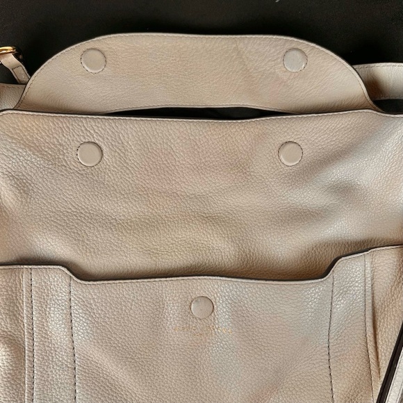 Marc Jacobs Hobo Empire City Buff Pebbled Leather Shoulder Bag, Large, Beige - Picture 11 of 12